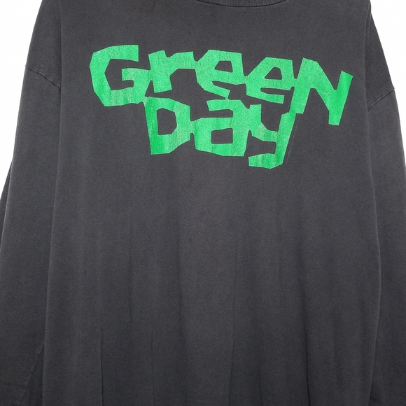 Vintage Band tee 94' Green Day "Pulling Teeth" long sleeve crewneck band t-shirt - Picture 11 of 16